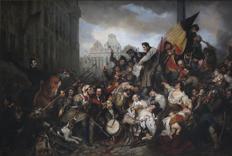 Episode from the September Days sur la place de l